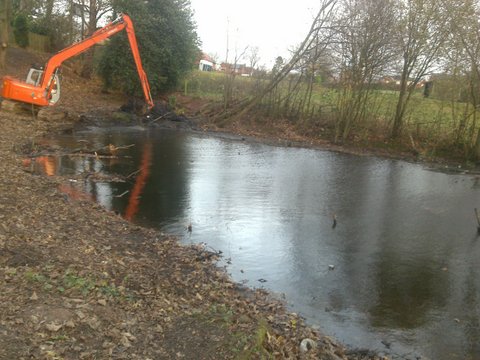 pool desilting redditch